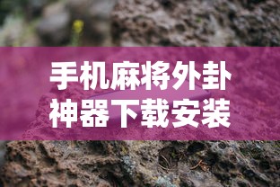 手机麻将外卦神器下载安装/百度手机麻将外卦神器